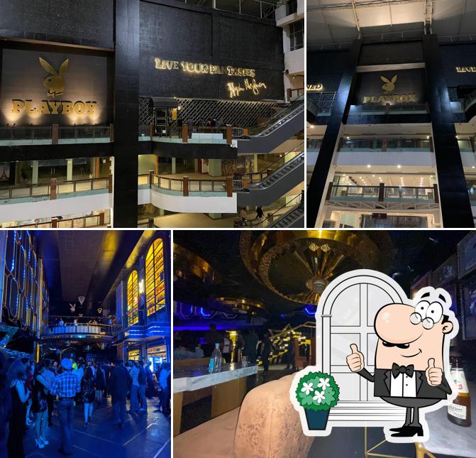 The exterior of Playboy Club Chandigarh