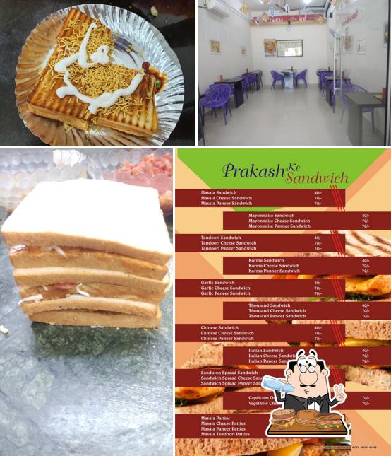 Have a sandwich at Prakash Ke Sandwich