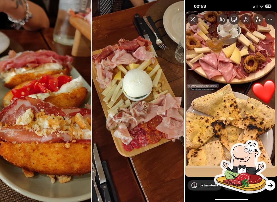 Carpaccio di manzo al SM Pizzeria contemporanea