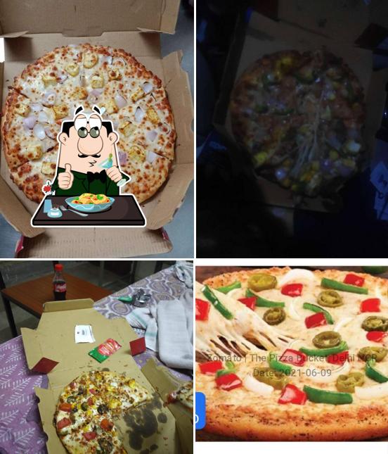 Food at The Pizza bucket