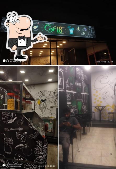 The picture of Cafe 18+’s interior and exterior