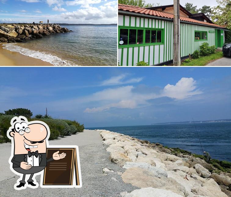 L'espace ouvert est une importante caractéristique de Restaurant Chez Hortense Le Cap Ferret