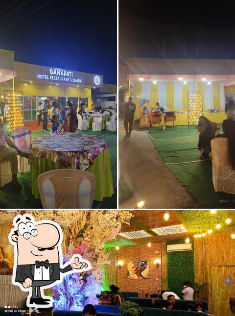 The interior of Ganapati Hotel Restaurant & Dhaba
