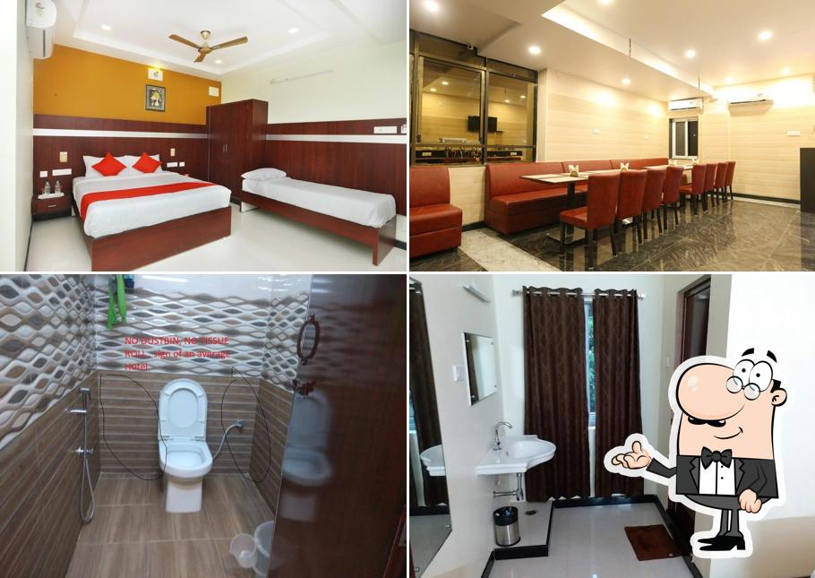 The interior of HOTEL RAMCHARAN RESIDENCY, TIRUPATI