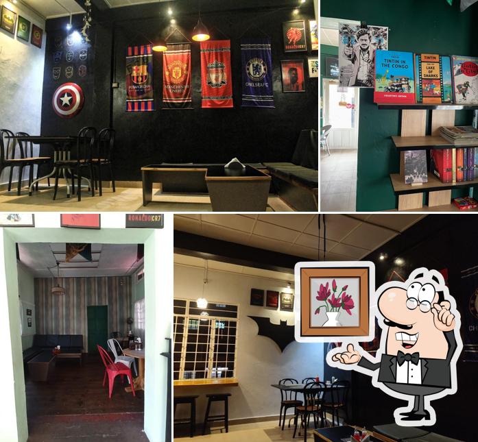 The interior of Hideaway Cafe