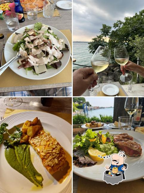 Platti al L'Arcimboldo Ristorante con Pizza Centro Storico Giardino e Terrazza a Lago