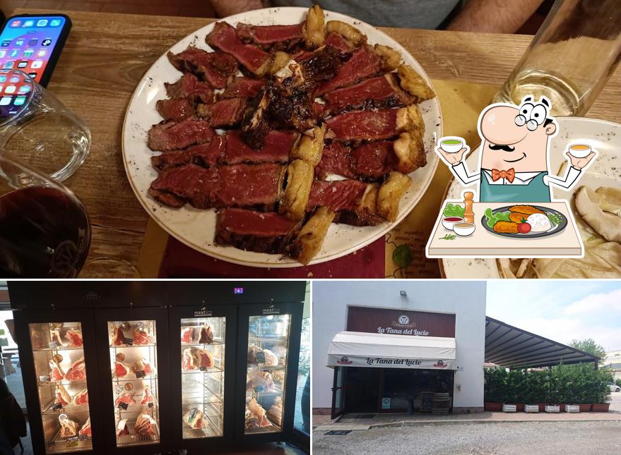 Dai un’occhiata alla foto che presenta la cibo e esterno di Ristorante La Tana del Lucio