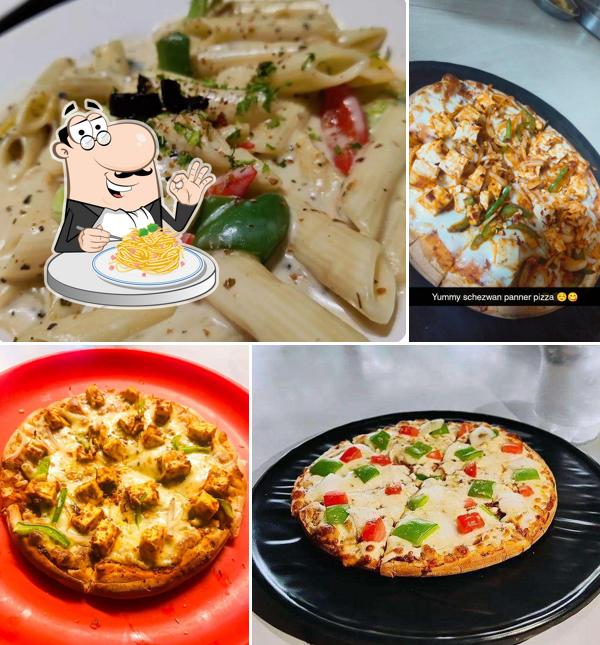 Spaghetti carbonara at Foodie pataka