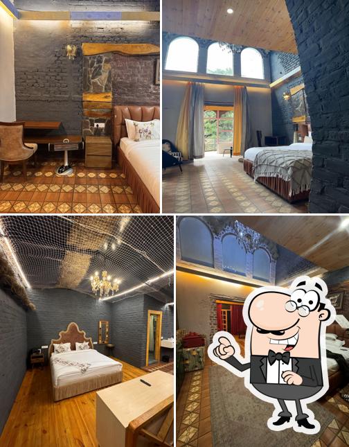 The interior of Light Of Landour - L'O'L