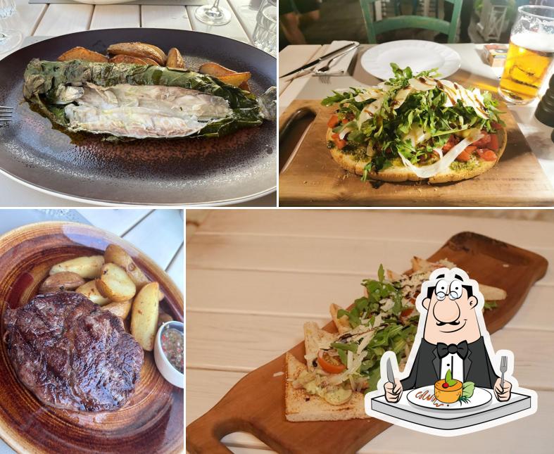 Spigola al Restaurant "Piazza Nove"