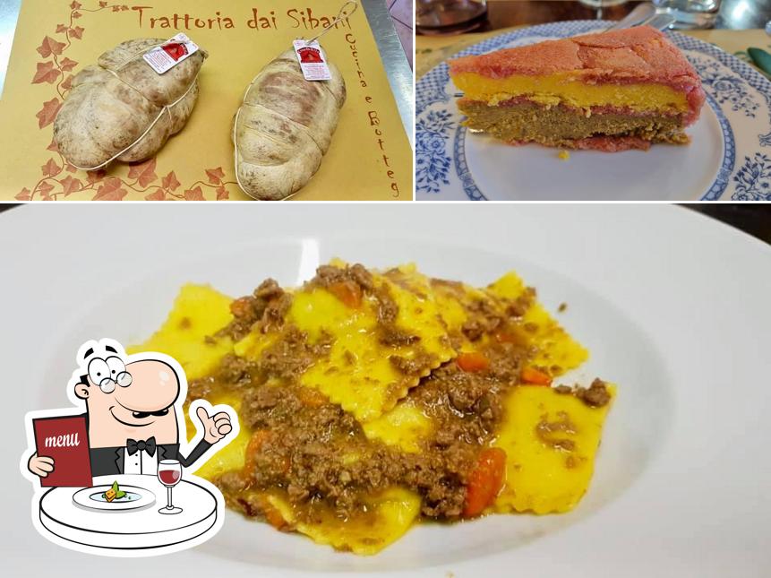 Cibo al Trattoria dai Sibani
