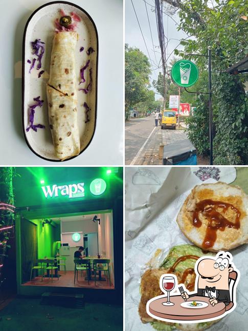 Food at WRAPS BUN CAFE