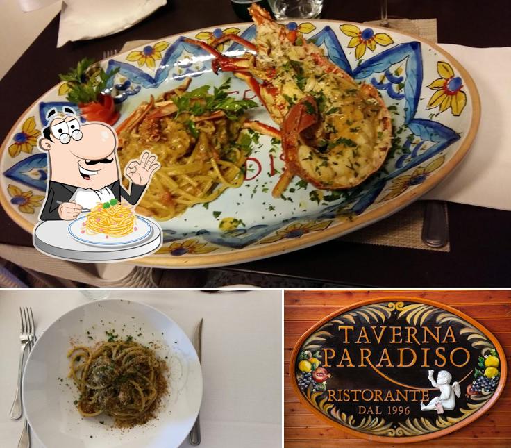 Spaghetti alla carbonara al Taverna Paradiso Ristorante