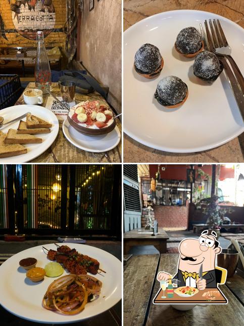 Creme brulee at Terracotta Cafe