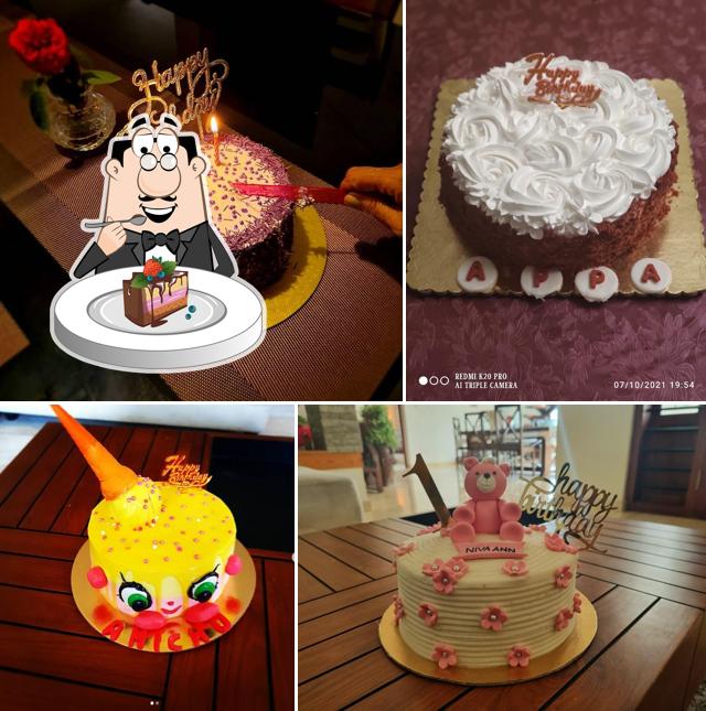 Chocolate cake at BakeNFlake