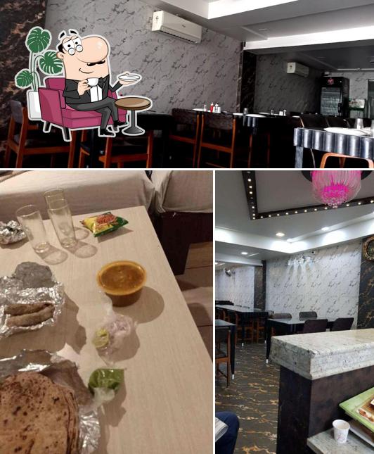 The interior of Bharmal Restaurant