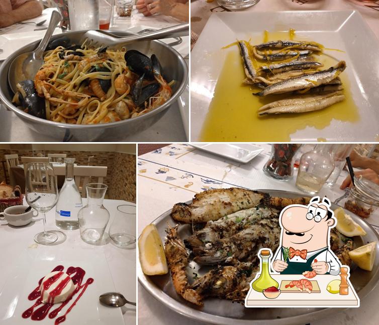 Prenditi tra i vari pasti di mare offerti a Ristorante Lo Storione Specialità Pesce