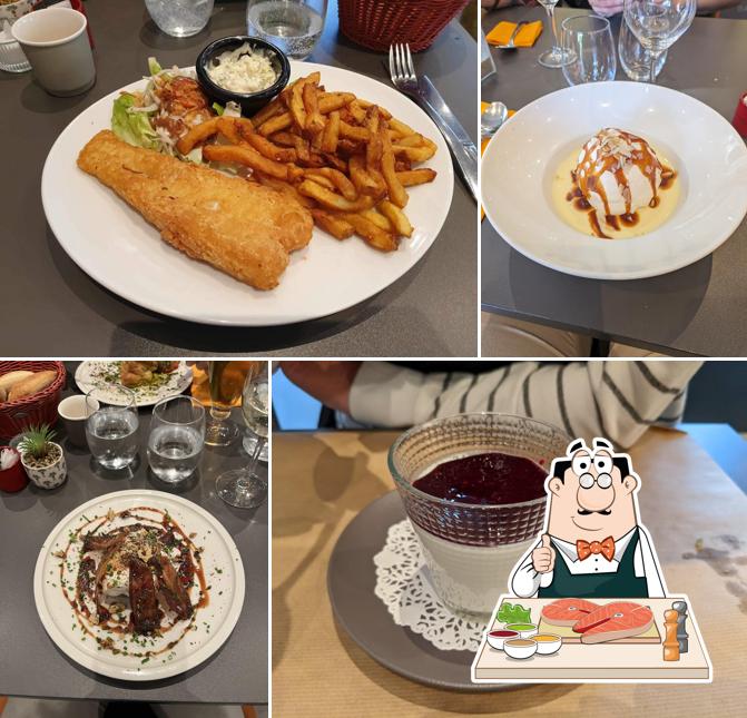 Poisson frites à Café Voltaire