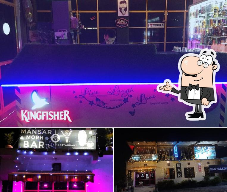 The interior of Mansar Morh Bar and Restaurant