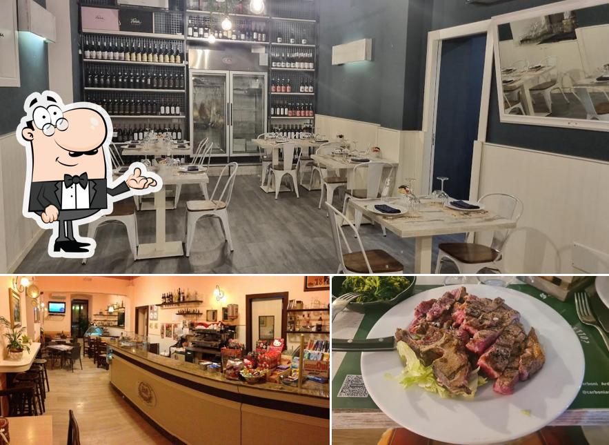 Carboni Ardenti si caratterizza per la interni e cibo