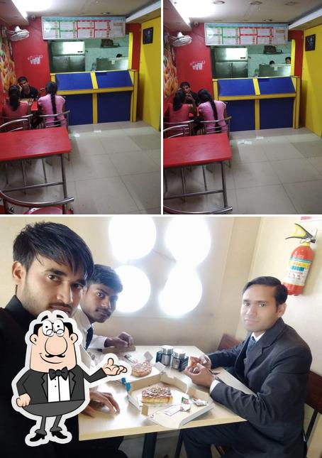 The interior of B 4 U Pizza Corner