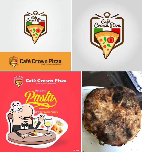 Meals at Cafe Crown Pizza
