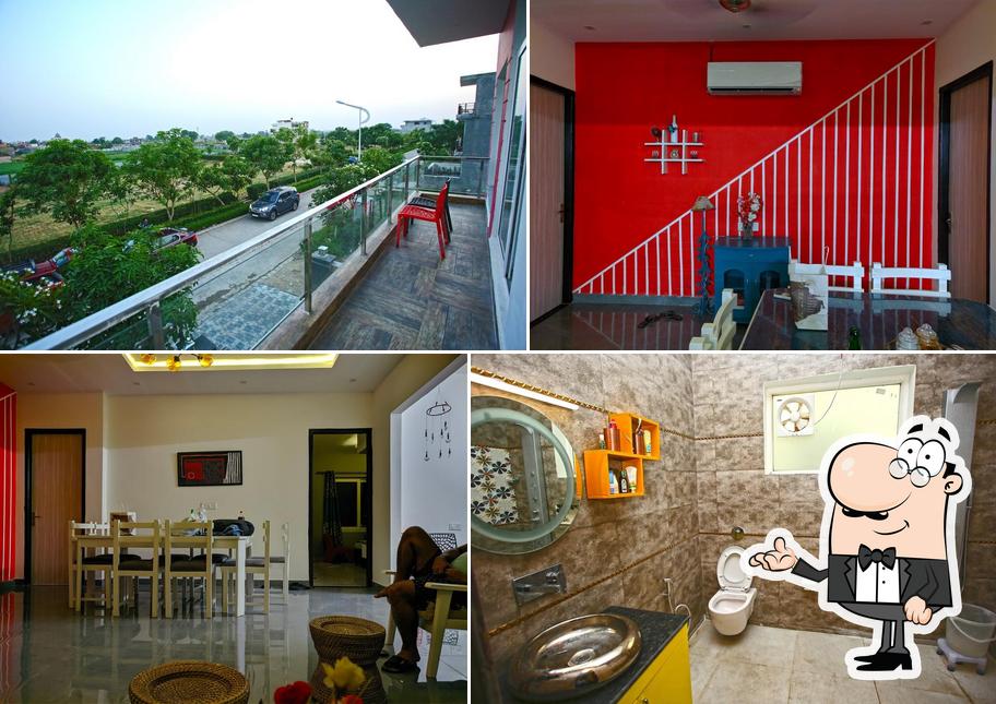 The interior of Eden Villa, Chandigarh