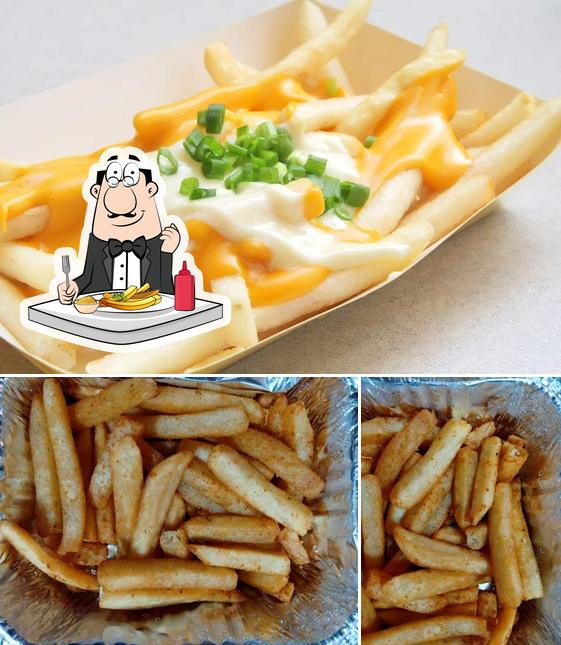 Taste French fries at GodFather Cafe