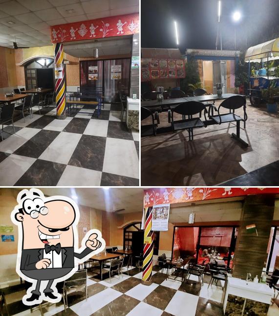 The interior of New Black Mango Vaishno Dhaba