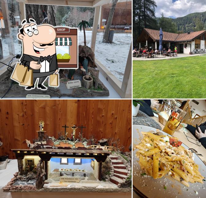 La esterno e interni del ristorante