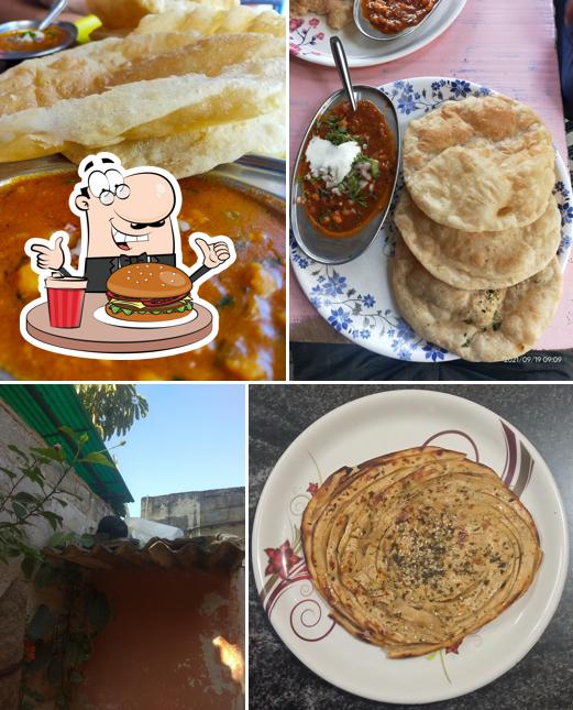 Order a burger at Sss punjabi dhaba