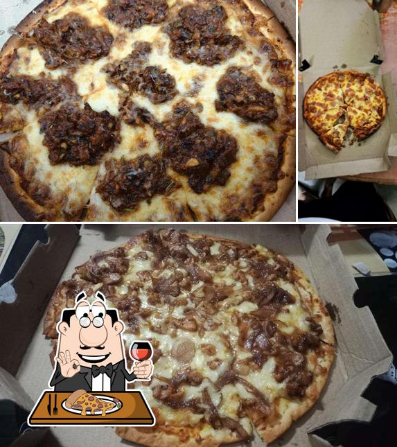 Order pizza at The Dark Room Cafe