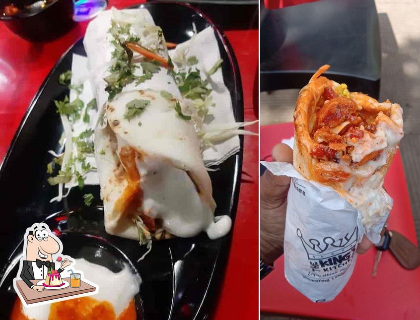 THE KING SHAWARMA serves a number of desserts
