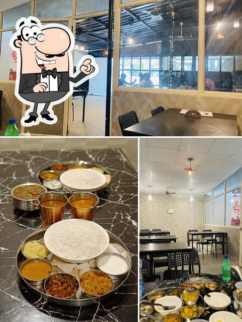 Among different things one can find interior and beverage at The Mahi's Kitchen