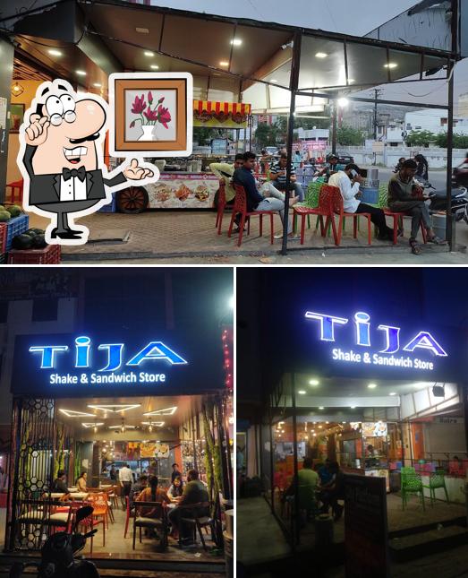 The interior of Tija