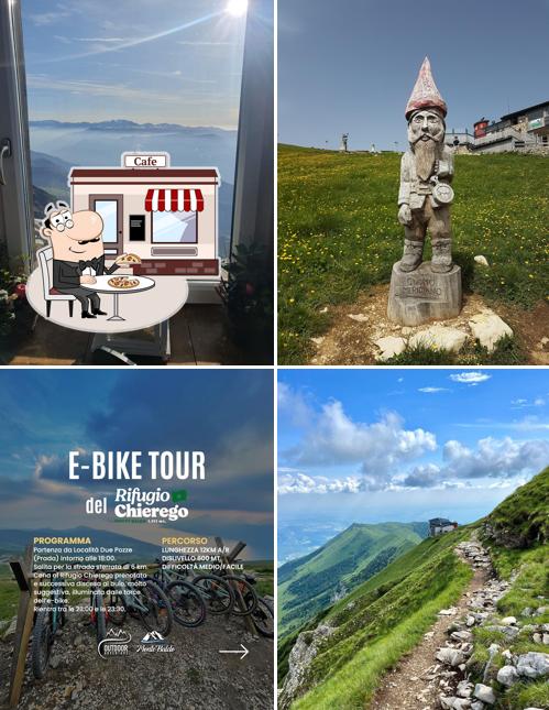 Goditi la vista dagli esterni di Rifugio Chierego