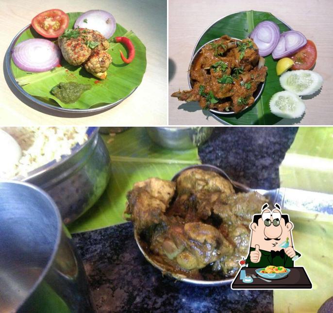Food at Santhrupthi Hotel