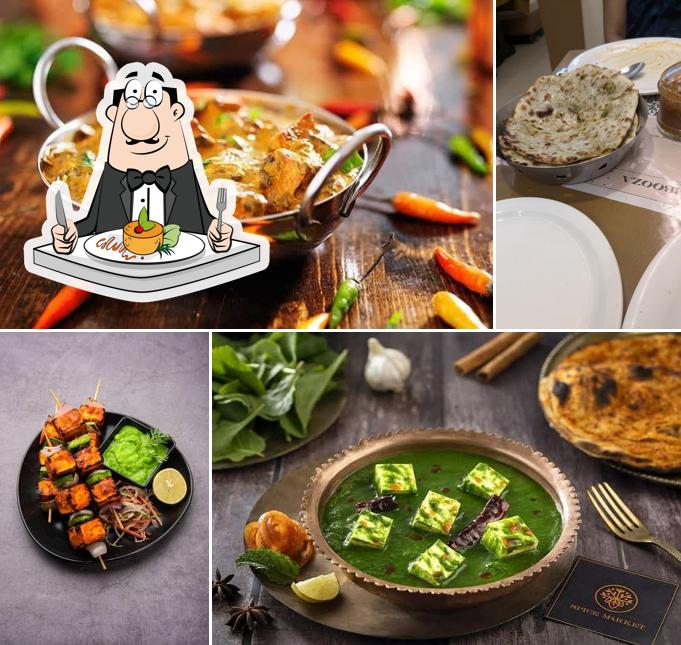 Food at Bambooza Restaurant