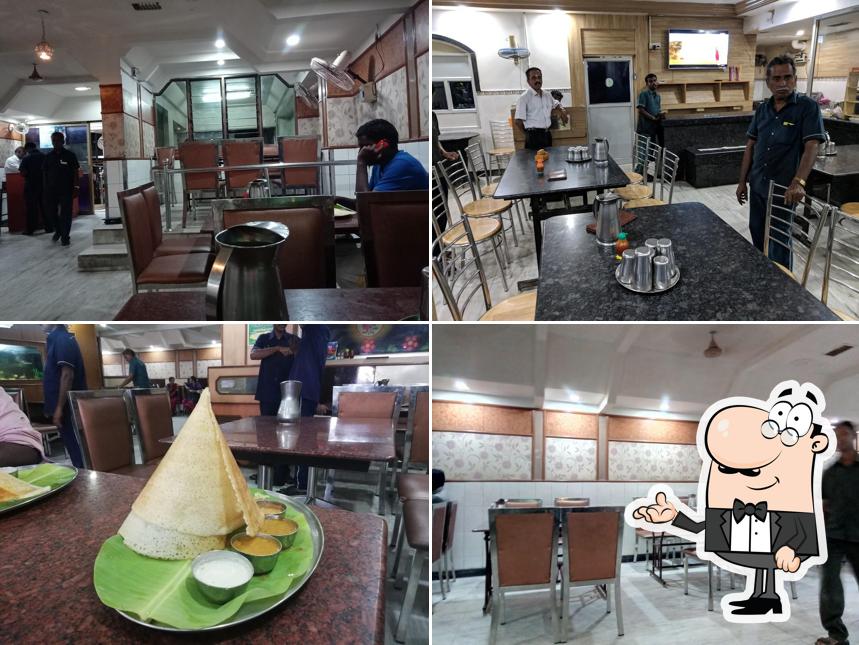 The interior of Sivasakthi restaurant