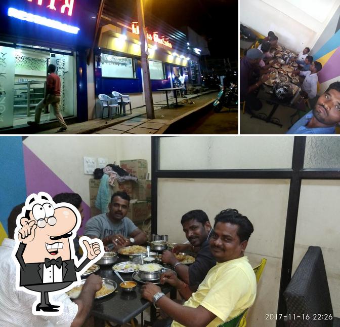 This is the photo showing interior and dining table at Khana Khazana (KK) Restaurant