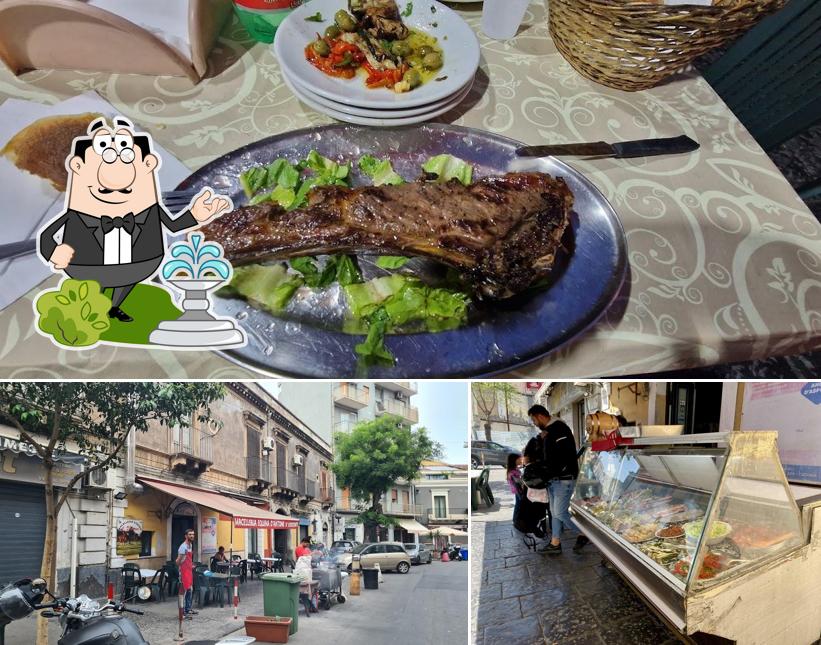 Tra le diverse cose da Macelleria Equina D'Antone U Scucciatu si possono trovare la esterno e cibo