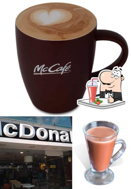 Enjoy a beverage at McCafe by McDonald's