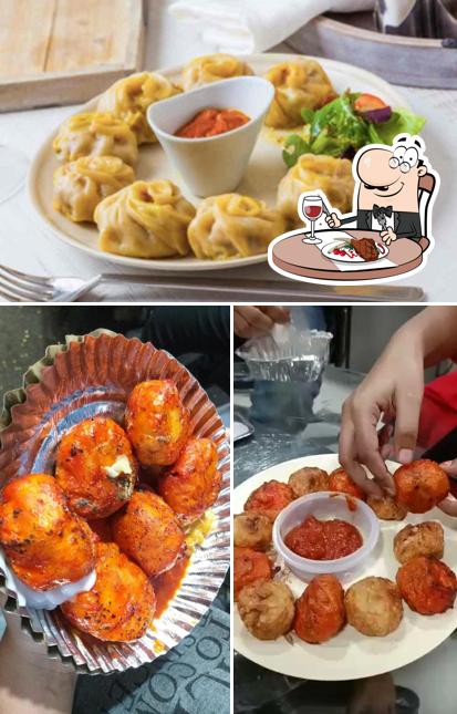 Momos Magic provides meat dishes