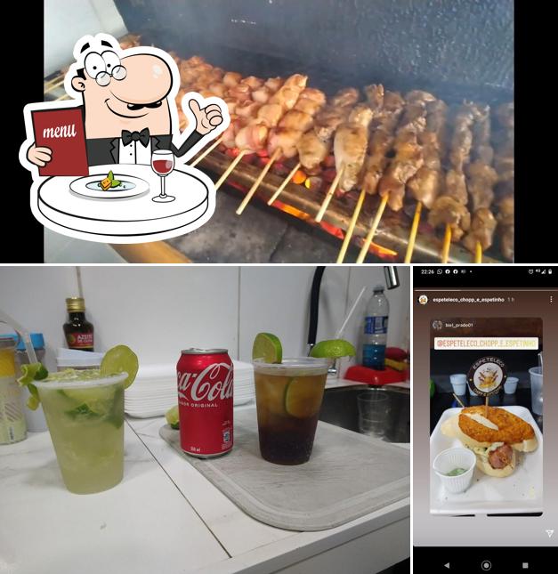 O Espeteleco chopp e espetinhos se destaca pelo comida e álcool