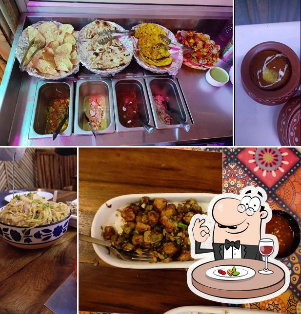 Food at Bamboo chopal