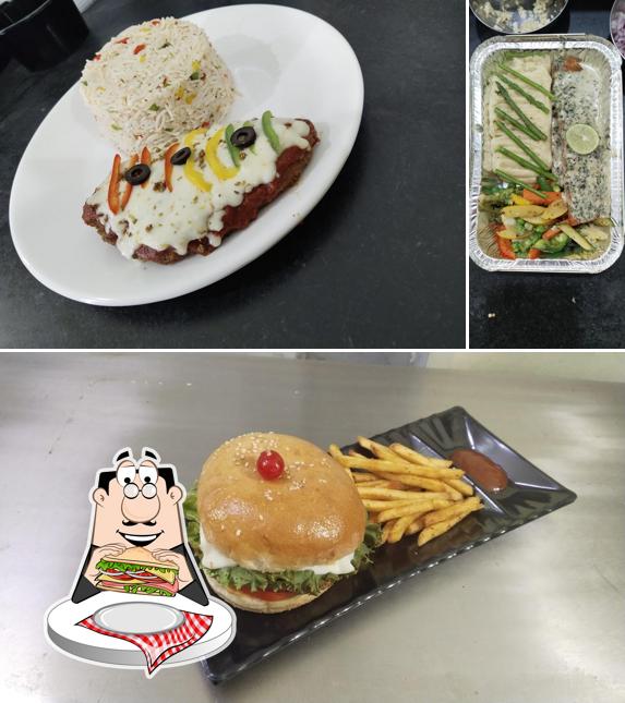 Club sandwich at Cafe Omega ( Omega Foods )