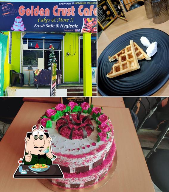 Food at Golden Crust Cafe Cakes & More