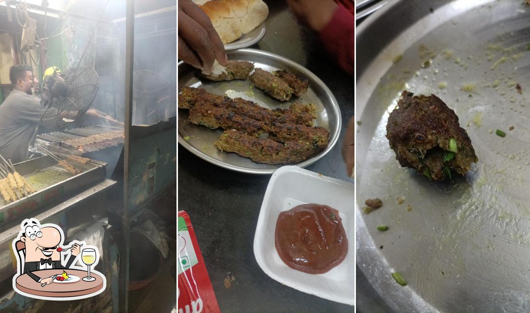 Food at Madina seekh kabab center
