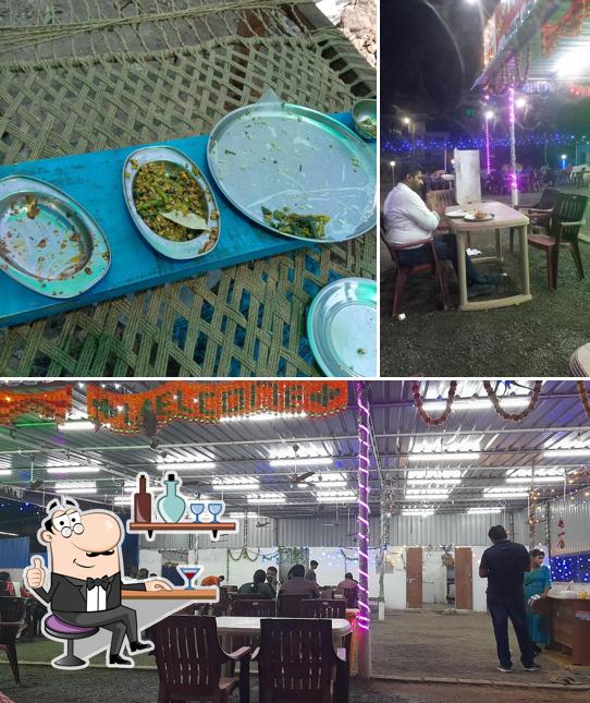 The interior of New Mishra Family Dhaba Veg & Non Veg