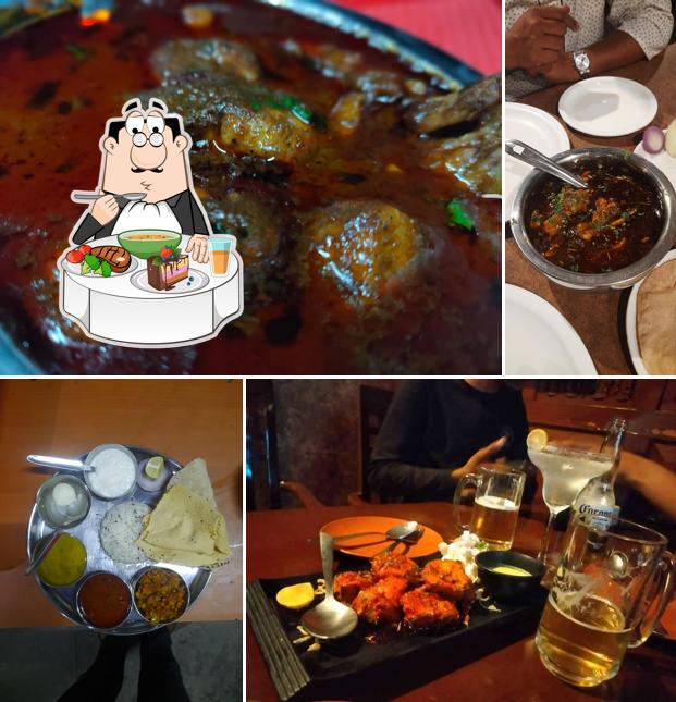 Hot and sour soup at Shiva's kitchen family restaurant